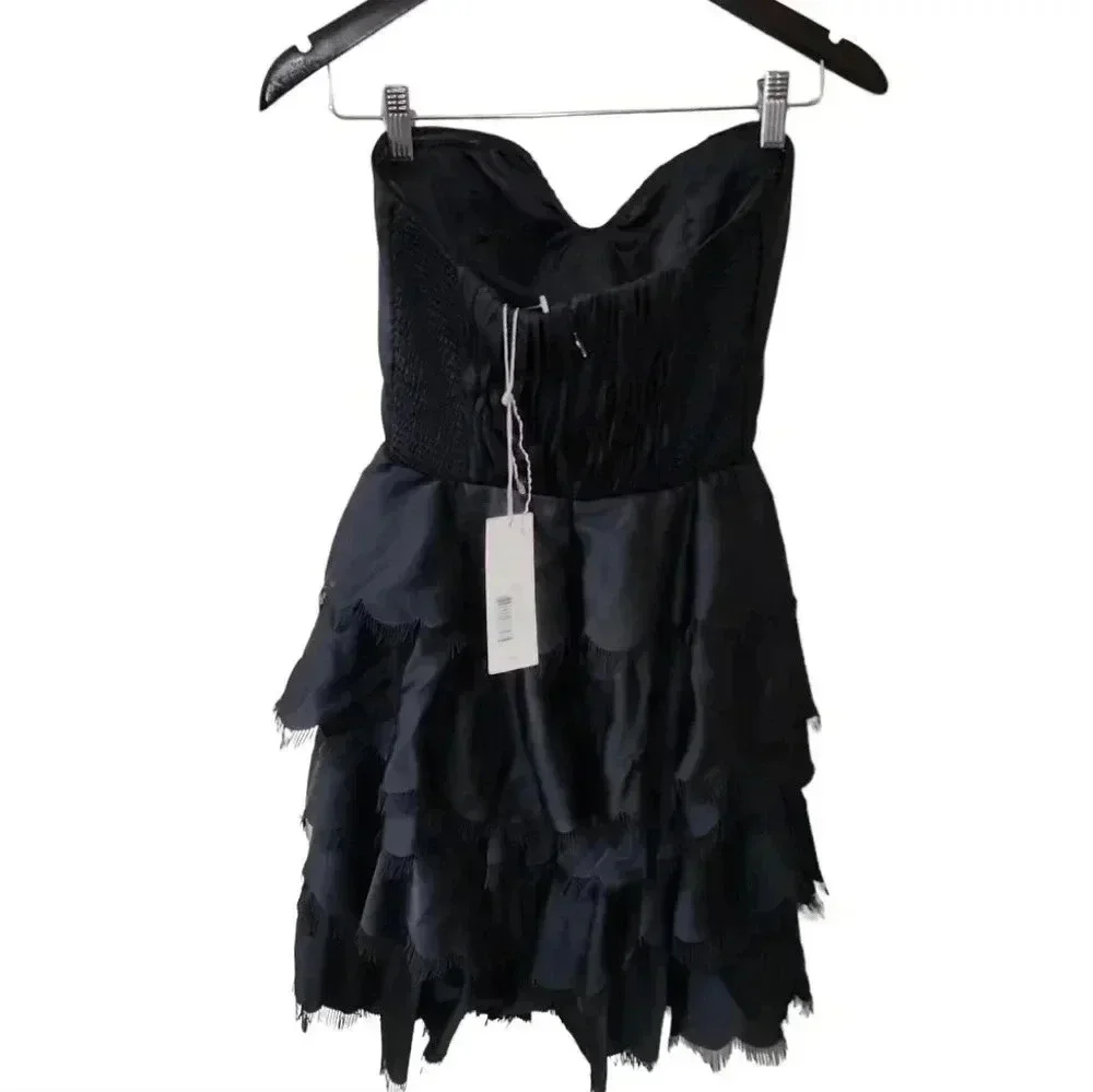 Rebecca Taylor Eyelash Bustier Dress. Nwt! Size 2